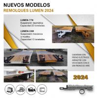 Remolque PLataforma de 6, 8 ó 14 toneladas de carga